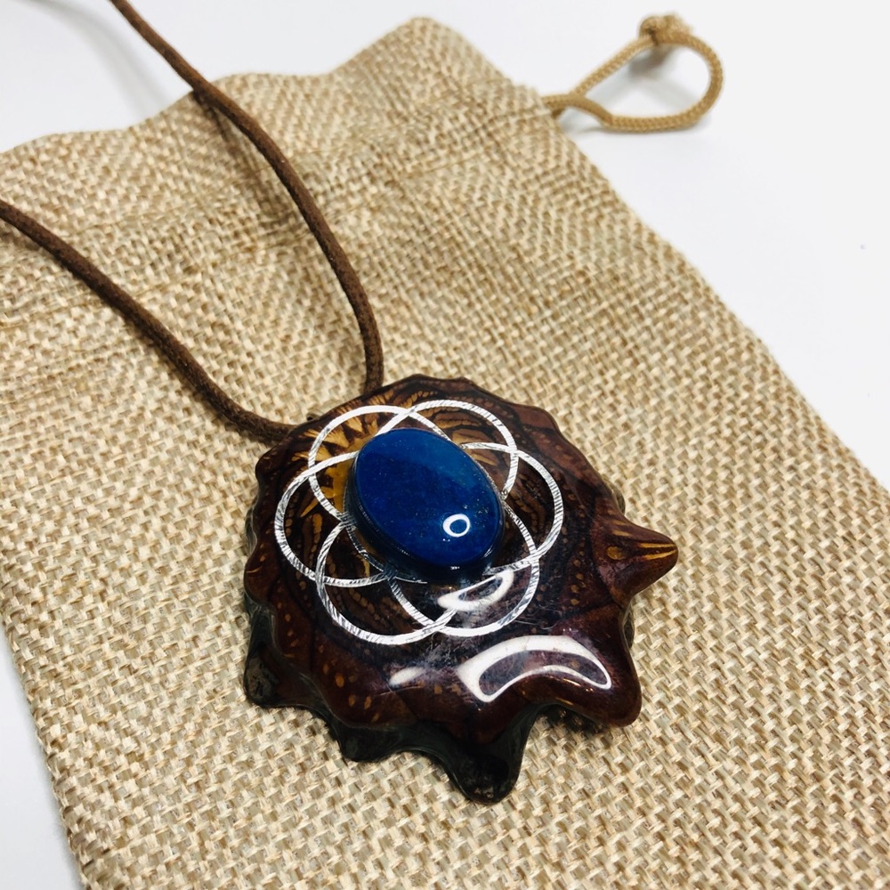 ThirdEye Pinecones with Gemstones and Real Gold